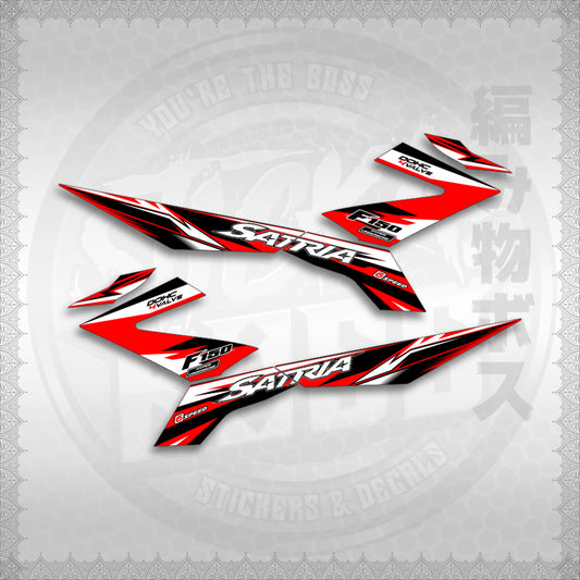STICKER DECALS for RAIDER 150 FI THAI (RFISATH02DE) By STICKABOSS (SOFIE LAMINATED WATERPROOF)