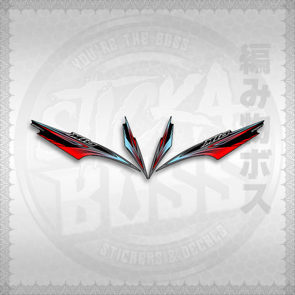 STICKER DECALS for MIO SPORTY / SMILE INDO (MSPMOA4) By STICKABOSS (SOFIE LAMINATED WATERPROOF)