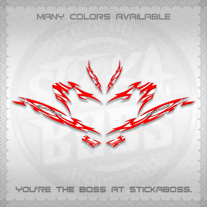 CLICK 125 V4 INDO VARIO FOR WHITE DECALS (2026 NUSANTARA STRIPING) STICKER DECALS By STICKABOSS
