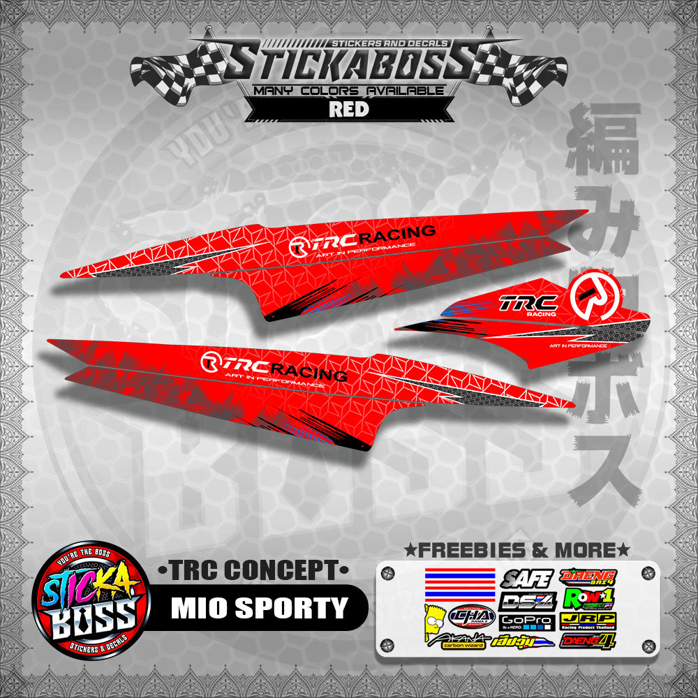 MIO SPORTY STICKER DECALS ( TRC CONCEPT )【WITH FREEBIES】