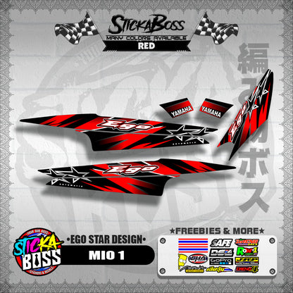 MIO 1 DECALS ( EGO STAR DESIGN )【WITH FREEBIES】