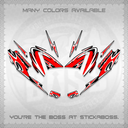 CLICK 125 V4 VARIO STRIPING DECALS (2026 NEW LED DESIGN) STICKER DECALS By STICKABOSS