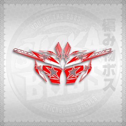 STICKER DECALS for AEROX 155 V2 FOR WHITE (AV220STAP) By STICKABOSS (SOFIE LAMINATED WATERPROOF)