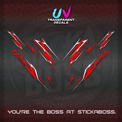 NMAX V2 UV TRANSPARENT DECALS (2024 NM A8 STYLE) STICKER DECALS By STICKABOSS