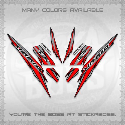CLICK 125 V3 INDO DECALS (2024 SV 22-A1 STYLE) STICKER KITS By STICKABOSS