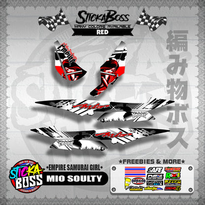 MIO SOULTY DECALS ( EMPIRE SAMURAI GIRL )【WITH FREEBIES】