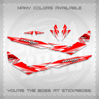 RS 125 CARB DECALS (2026 NEW DESIGN)STICKER DECALS By STICKABOSS