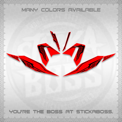 CLICK 125 V4 DECALS (2026 VEERIZA STYLISH DESIGN) STICKER DECALS By STICKABOSS