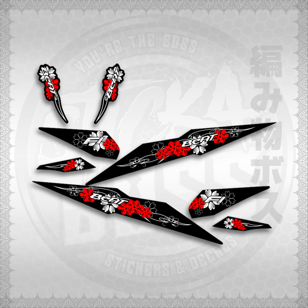 STICKER DECALS for BEAT FI V2 (BV2FLMOIN) By STICKABOSS (SOFIE LAMINATED WATERPROOF)