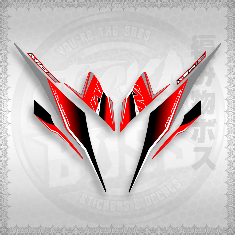 STICKER DECALS for MIO I 125 M3 (MIISTMO) By STICKABOSS (SOFIE LAMINATED WATERPROOF)