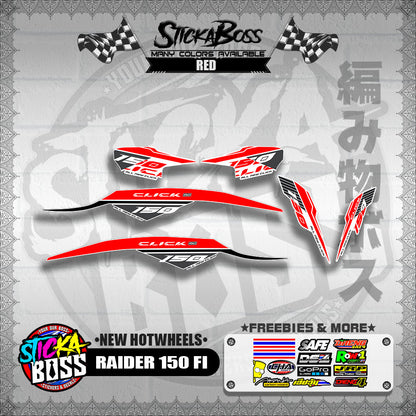 CLICK 150 V2 DECALS FOR WHITE ( NEW CUSTOM STRIPPING GAME CHANGER )【WITH FREEBIES】