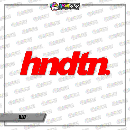 HNDTN. (VINYL CUT-OUT STICKER DECALS )【Stickaboss】