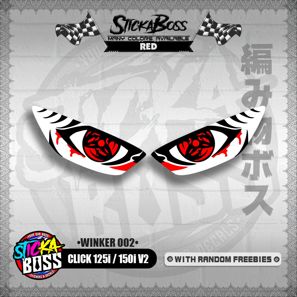 CLICK 125i / 150i V2 (WINKER 002) TRANSPARENT【WITH FREEBIES】