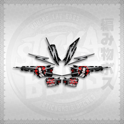 STICKER DECALS for AEROX 155 V2 MALAYSIAN (AV2STLASA) By STICKABOSS (SOFIE LAMINATED WATERPROOF)