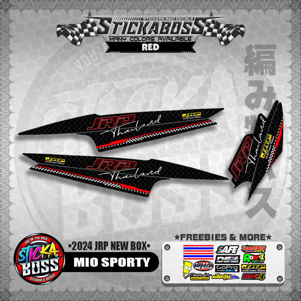 MIO SPORTY STICKER DECALS ( 2024 JRP NEW BOX )【WITH FREEBIES】
