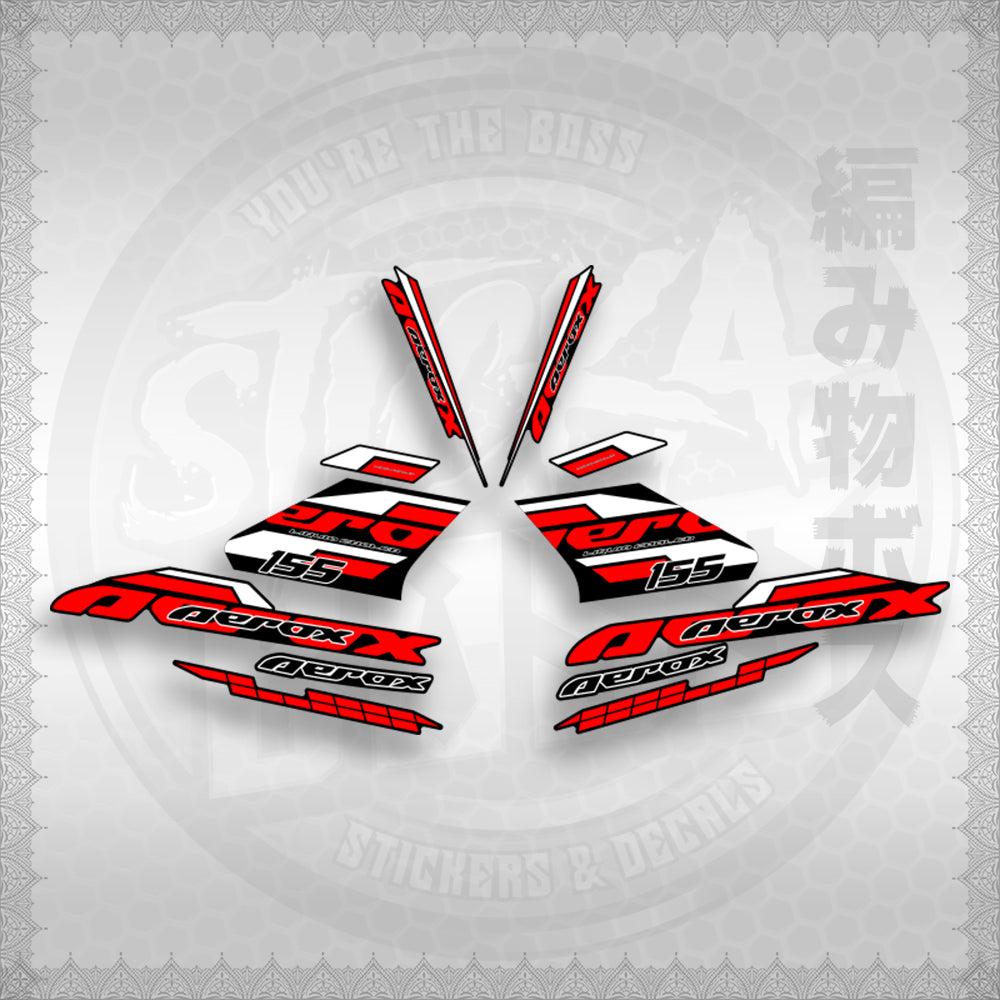 AEROX 155 V1 THAI CONCEPT ( NITRO EDGE ) STICKER DECALS By STICKABOSS