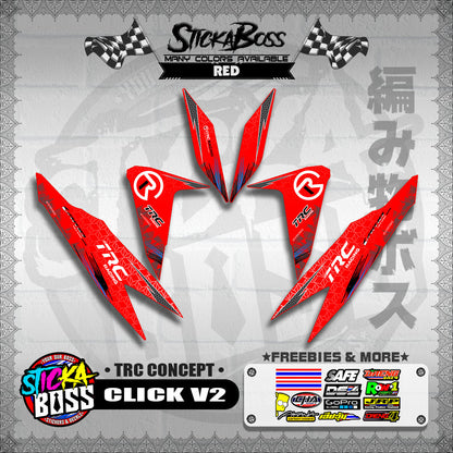 CLICK V2 DECALS ( TRC CONCEPT )【WITH FREEBIES】