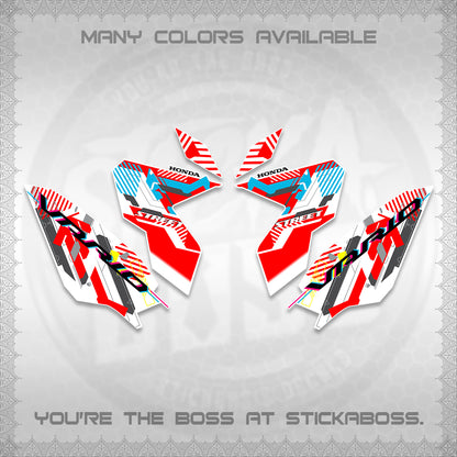 CLICK 125 V3 VARIO FOR WHITE DECALS (2026 STREET STYLE EDITION) STICKER DECALS By STICKABOSS