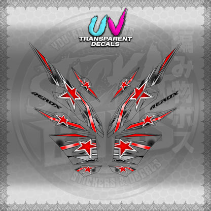 【PREMIUM UV PRINT】TRANSPARENT AEROX V3 ALPHA TURBO INDO (AV3LESTSE)【WITH FREEBIES】