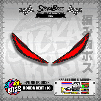 BEAT 110 FI V2 (WINKER 003) TRANSPARENT【WITH FREEBIES】