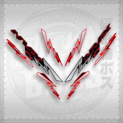 AEROX 155 V2 INDO-MALAY CONCEPT ( NVX ALPHA x OMEGA ) STICKER DECALS By STICKABOSS