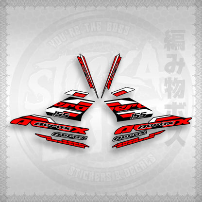 AEROX 155 V1 THAI CONCEPT ( NITRO EDGE ) STICKER DECALS By STICKABOSS
