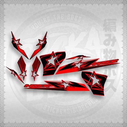 AEROX 155 V2 ( ALPHON STAR ) STICKER DECALS By STICKABOSS