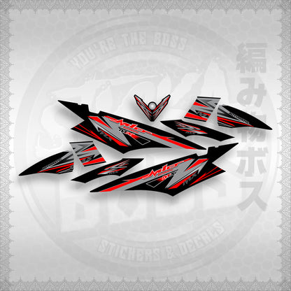 STICKER DECALS for MIO SOUL I (MSISTCA) By STICKABOSS (SOFIE LAMINATED WATERPROOF)