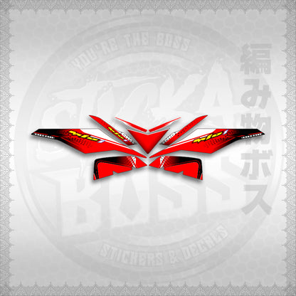 STICKER DECALS for MIO I 125 (MIIMXSODO) By STICKABOSS (SOFIE LAMINATED WATERPROOF)