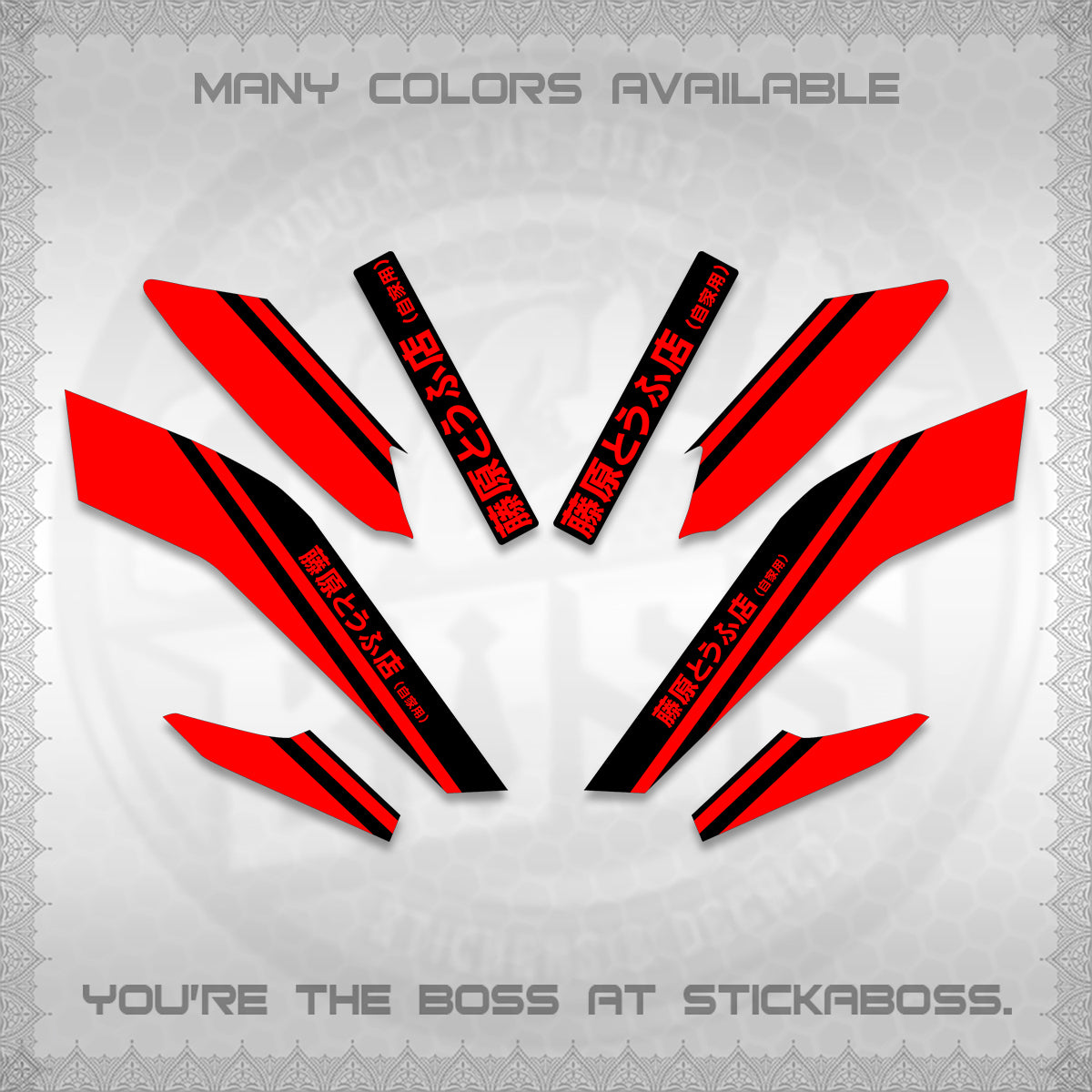 NMAX V2 DECALS (TRUENO STYLE DESIGN) STICKER KITS By STICKABOSS