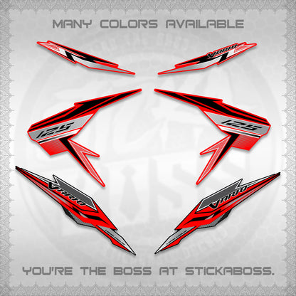 CLICK V2 VARIO DECALS (ATLAS APPOLO) STICKER DECALS By STICKABOSS