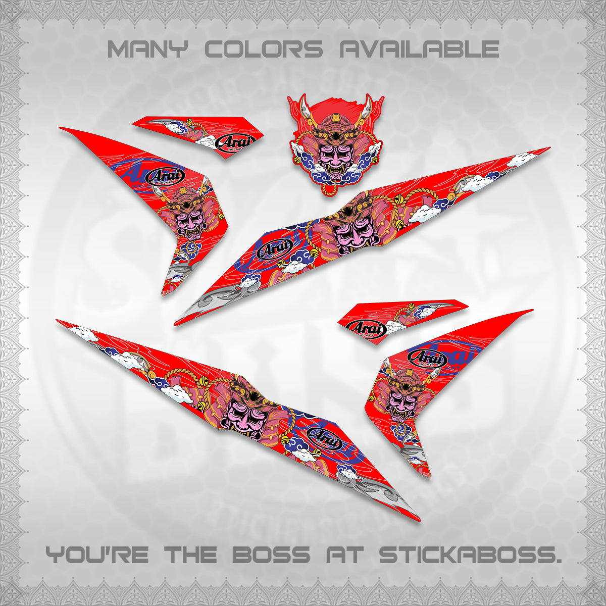BEAT FI V2 INDO DECALS (2026 NEW SAMURAI MOTIF) STICKER KITS BY STICKABOSS