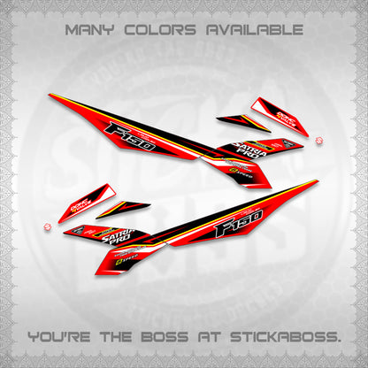 RAIDER 150 PRO SATRIA DECALS (NTN N07 DESIGN) STICKER DECALS BY STICKABOSS