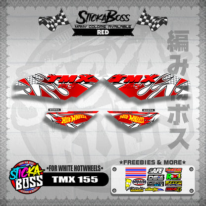 TMX 155 DECALS ( FOR WHITE HOTWHEELS )【WITH FREEBIES】