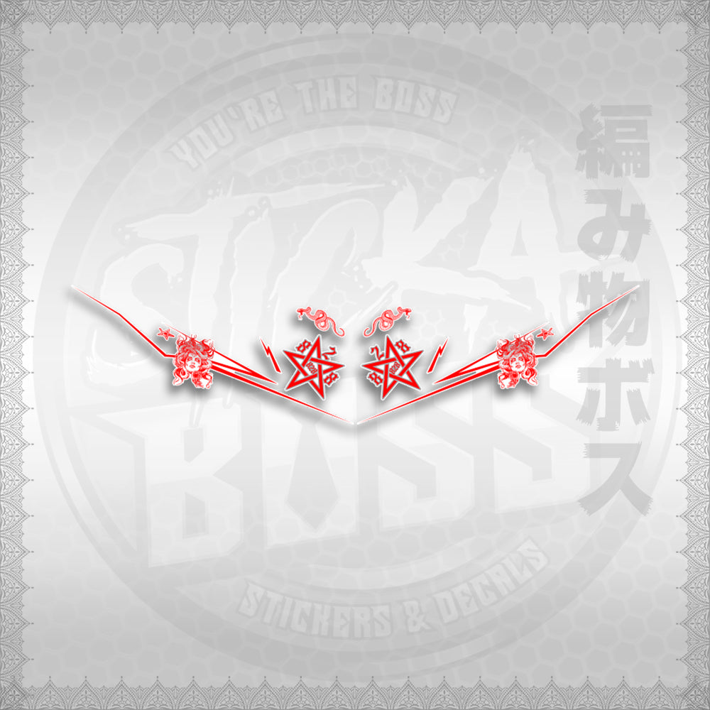 STICKER DECALS for ADV 160 (A160MESN) By STICKABOSS (SOFIE LAMINATED WATERPROOF) (Copy)