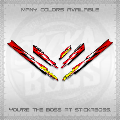 HONDA DREAM EXCESS STOCK DECALS (001 Design)STICKER DECALS By STICKABOSS (Copy)