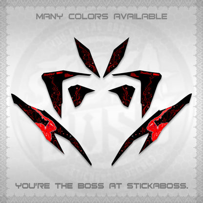 CLICK V2 DECALS (2026 2F2F SWIRL DESIGN) STICKER KITS BY STICKABOSS