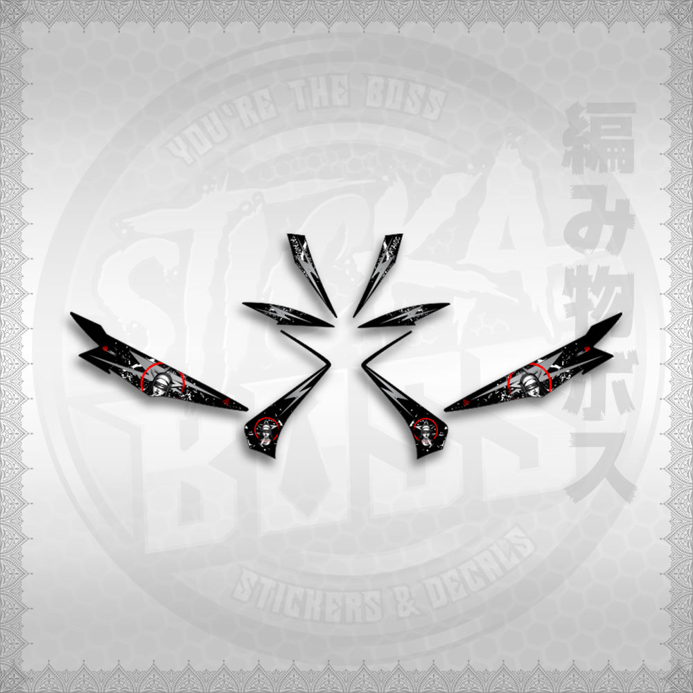 STICKER DECALS for MIO SOUL I CARB MALAYSIAN (MSILASA) By STICKABOSS (SOFIE LAMINATED WATERPROOF)