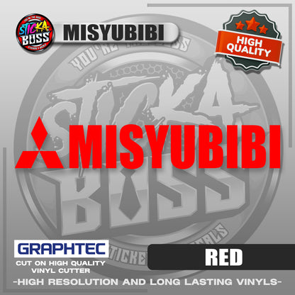 MISYUBIBI | VINYL WATERPROOF CUT-OUT STICKER DECALS【Stickaboss】