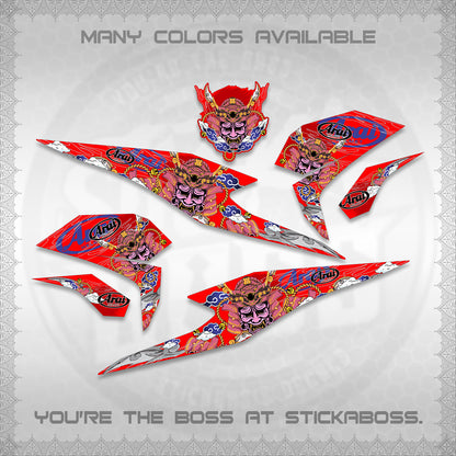 BEAT FI INDO DECALS (2026 NEW SAMURAI MOTIF) STICKER KITS BY STICKABOSS