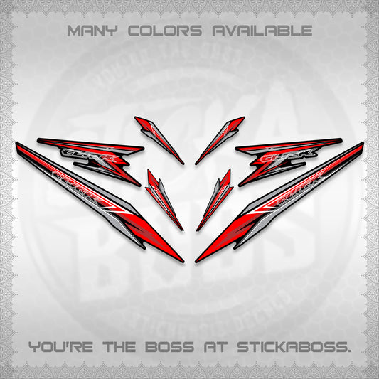 CLICK 160 DECALS(2026 SHARP 00-A1 DESIGN)STICKER DECALS By STICKABOSS
