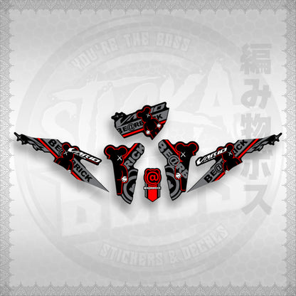 CLICK V2 INDO CONCEPT ( VARIO BEAR BRICK ) STICKER DECALS By STICKABOSS