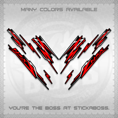 NMAX V2 DECALS (2024 NM A8 STYLE) STICKER DECALS By STICKABOSS