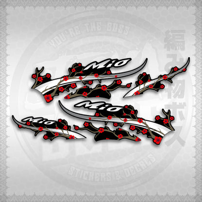 STICKER DECALS for MIO SPORTY (MSPSAXFL) By STICKABOSS (SOFIE LAMINATED WATERPROOF)