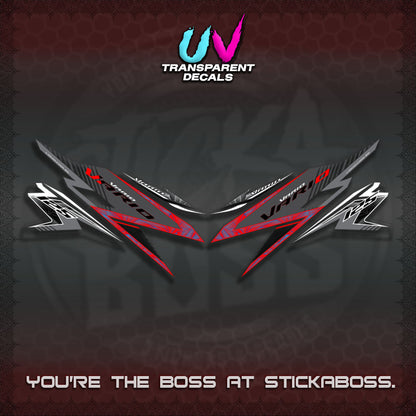 CLICK 125 V2  UV TRANSPARENT VARIO DECALS (2 TONE VIETNAM MOTIF 2026)STICKER DECALS By STICKABOSS