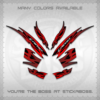 CLICK 125 V2 INDO STRIPING DECALS (2026 NUSANTARA MOTIF) STICKER DECALS By STICKABOSS