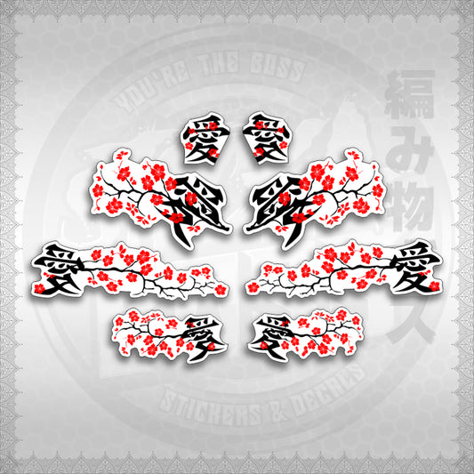 STICKER DECALS for NMAX V1 INDO FOR WHITE (NV1FWSAXFL) By STICKABOSS (SOFIE LAMINATED WATERPROOF)