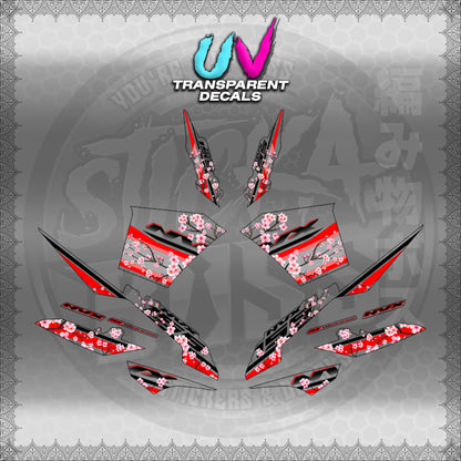 【PREMIUM UV PRINT】TRANSPARENT AEROX V3 ALPHA TURBO INDO-MALAYSIAN (AV3SAIN)【WITH FREEBIES】