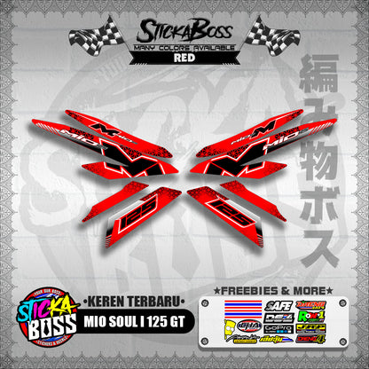 MIO SOUL I 125 GT DECALS ( KEREN TERBARU )【WITH FREEBIES】