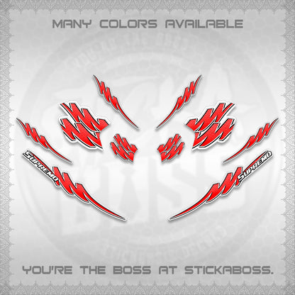 ADV 160 STRIPING FOR WHITE  (1 TONE PUTREA VIRDIAN)STICKER DECALS By STICKABOSS